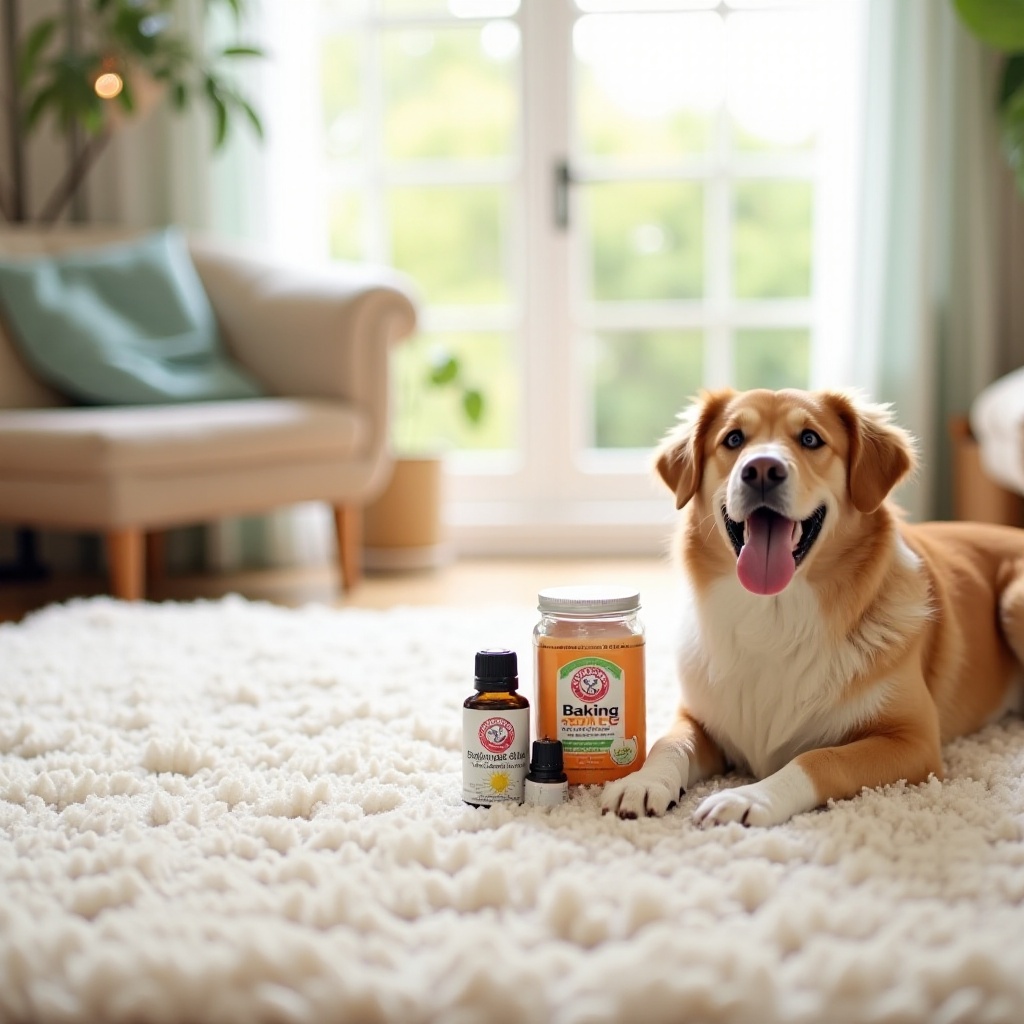 deodorante fatto in casa per animali domestici per moquette