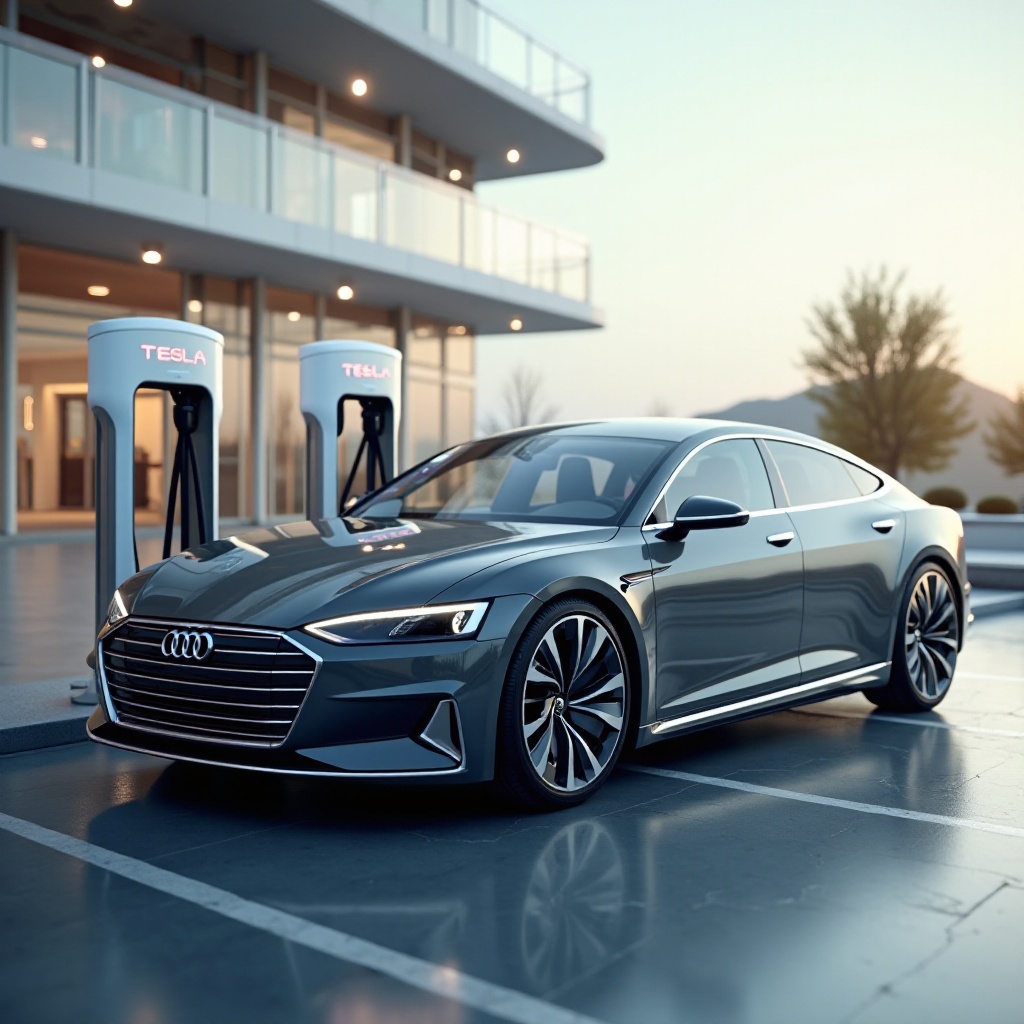 kann Audi den Tesla-Supercharger benutzen