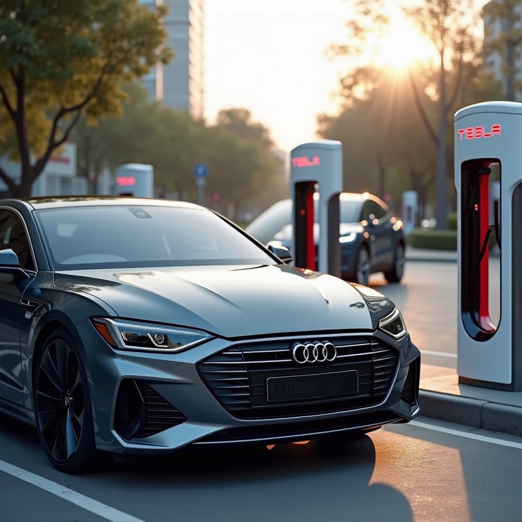 può Audi utilizzare il supercharger Tesla