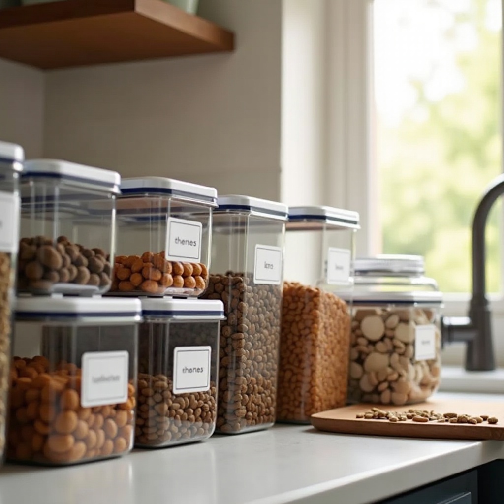 almacenamiento a largo plazo de comida para perros