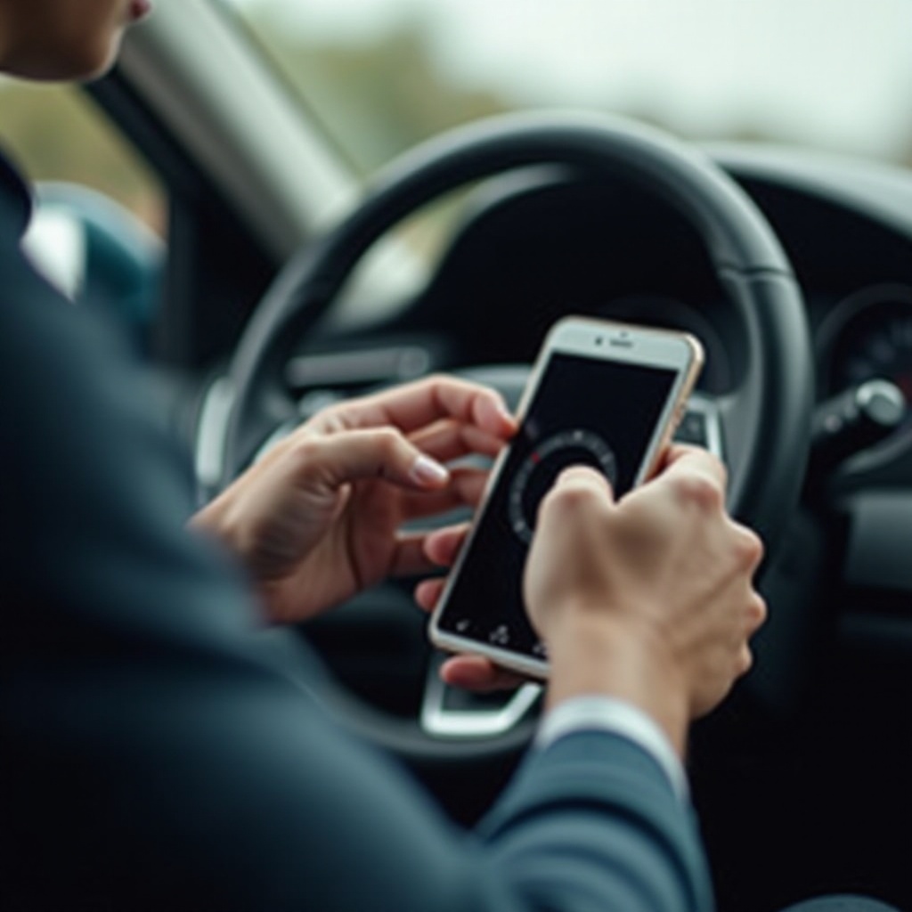 comment tenir un téléphone en conduisant provoque des accidents