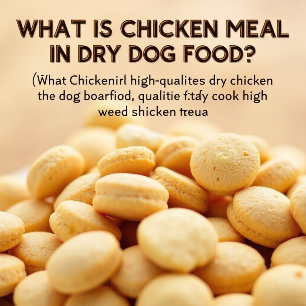 o que é a farinha de frango na ração seca para cães