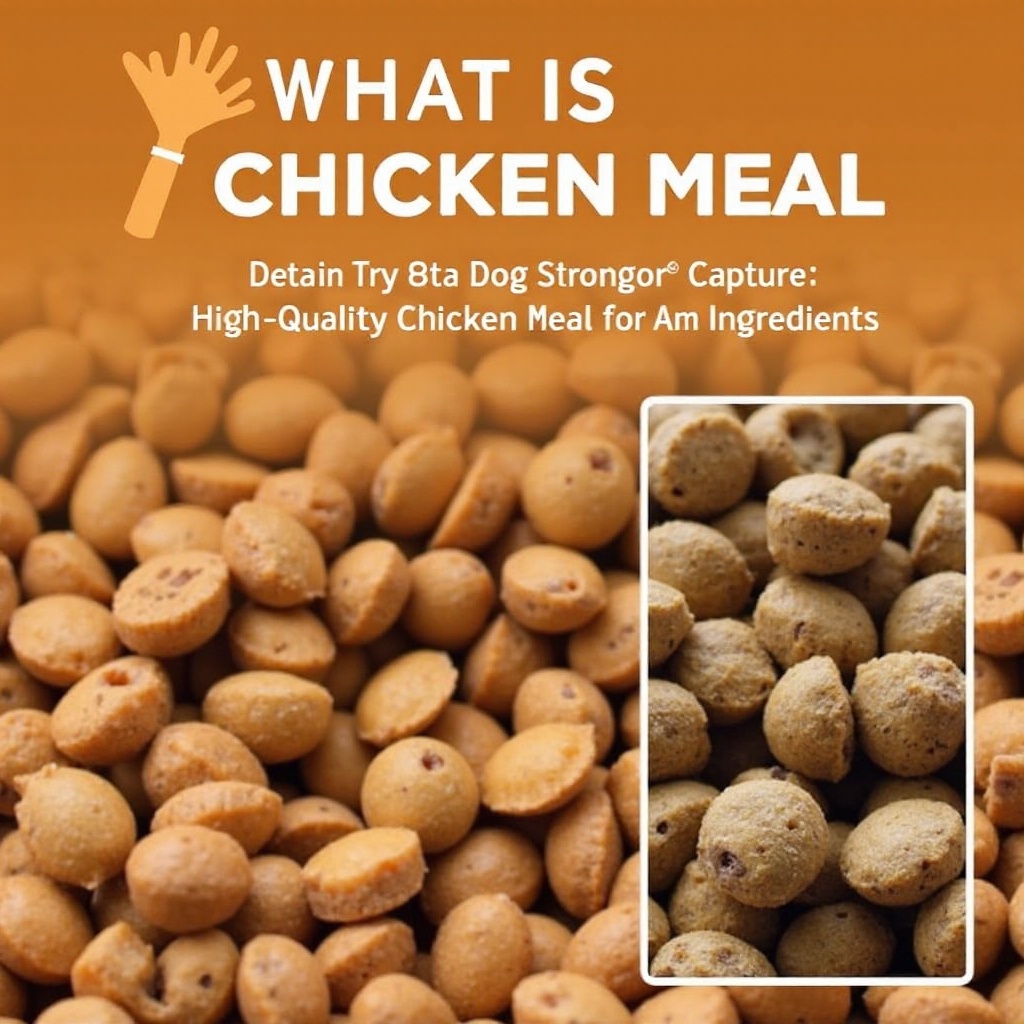 qué es la harina de pollo en la comida seca para perros