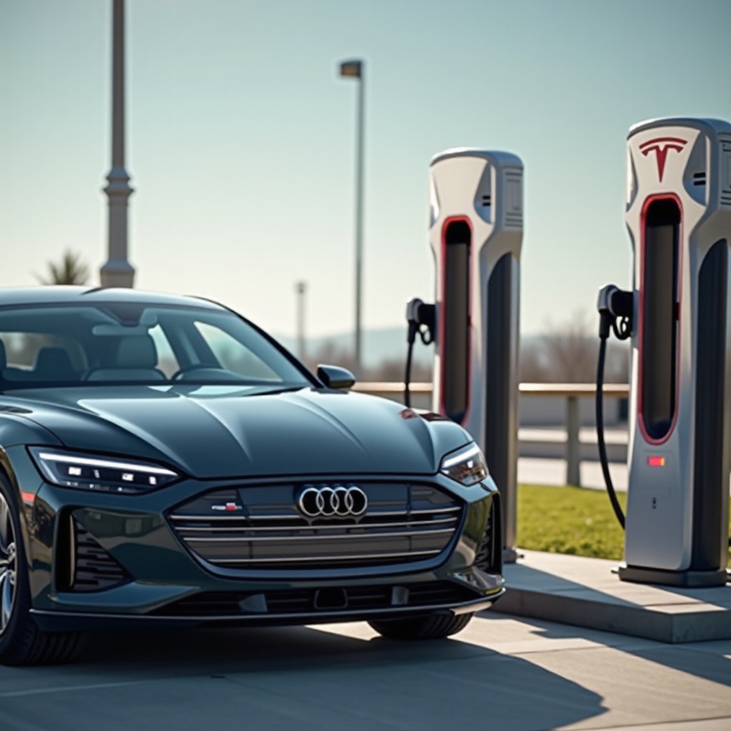 può Audi utilizzare il supercharger Tesla
